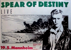 SPEAR OF DESTINY - THEATRE OF HATE - 1987 - Concert - Poster - Mannheim