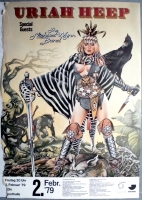 URIAH HEEP - 1979 - Plakat - In Concert - Fallen Angel Tour - Poster - Kln