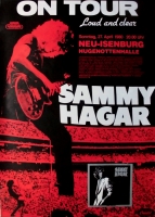 HAGAR, SAMMY - 1980 - Konzertplakat - Concert - Van Halen - Tourposter