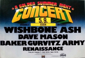 GOLDEN SUMMER NIGHT - 1975 - Konzertplakat -  Dave  Mason - Poster - Essen