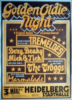 GOLDEN OLDIE NIGHT - 1980 - Tremeloes - Troggs - Dozy Beacky - Heidelberg