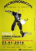 NECRONOMICON - 2016 - Konzertplakat - Concert - Space - Poster - Aachen