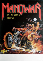 MANOWAR - 1997 - Live In Concert - Hell On Wheels Tour - Poster