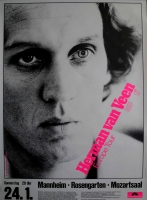 VAN VEEN, HERMAN - 1980 - Konzerplakat - 11 Lieder - Tourposter - Mannheim