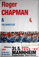 CHAPMAN, ROGER - 1989 - Konzertplakat - Concert - Tourposter - Mannheim