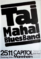 TAJ MAHAL - 1982 - Konzertplakat - Concert - Going Home - Tourposter - Mannheim