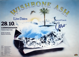 WISHBONE ASH - 1975 - Live In Concert - Live Dates Tour - Poster - Ludwigshafen