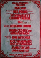 MAMA CONCERTS - 1976 - Plakat - Neil Young - Gnther Kieser - Poster