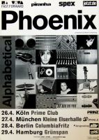 PHOENIX - 2004 - Plakat - Live In Concert - Alphabetica Tour - Poster