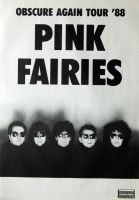 PINK FAIRIS - 1988 - Tourplakat - In Concert - Obscure Again - Tourposter