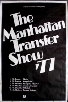 MANHATTAN TRANSFER - 1977 - Tourplakat - Concert - Show - Tourposter