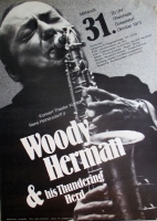 HERMAN, WOODY - 1973 - Konzertplakat - Concert - Tourposter - Dsseldorf