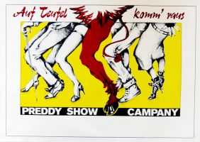 PREDDY SHOW COMPANY - 199X - In Concert - Auf Teufel komm raus Tour - Poster