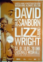 SANBORN, DAVID - 2005 - Plakat - Live In Concert Tour - Poster - Hamburg