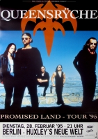 QUEENSRYCHE - 1995 - In Concert - Promised Land Tour - Poster - Berlin