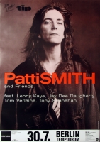 SMITH, PATTI - 1996 - Plakat - In Concert - Gone Again Tour - Poster - Berlin