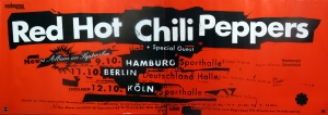RED HOT CHILI PEPPERS - 1995 - Plakat - In Concert - One Hot Tour - Poster