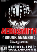 AEROSMITH - 1999 - Plakat - Skunk Anansie - Black Crowes - Poster - Berlin
