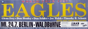 EAGLES - 1996 - Konzertplakat - Concert - World Tour - Tourposter - Berlin