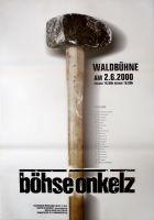 BHSE ONKELZ - 2000 - Plakat - Live In Concert Tour - Poster - Berlin