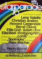 SCHLAGERPARADE - 1976 - Petry - Carpendale - The Lords - Poster - Mnchen
