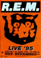 R.E.M. - REM - 1995 - Live In Concert - Monster Tour - Poster - Berlin