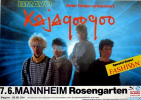 KAJAGOOGOO - 1984 - Konzertplakat - Fashion - Tourposter - Mannheim