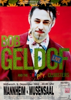 GELDOF, BOB - BOOMTOWN RATS - 1992 - Konzertplakat - Tourposter - Mannheim