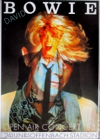 BOWIE, DAVID - 1983 - Plakat - Gnther Kieser - Poster - Offenbach