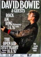 BOWIE, DAVID - 1987 - Plakat - Gnther Kieser - Poster - Rock am Ring