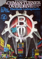 BACHMAN TURNER OVERDRIVE - 1975 - In Concert - Thin Lizzy - Poster - Ludwigshafen