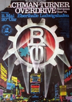 BACHMAN TURNER OVERDRIVE - 1975 - Concert - Thin Lizzy - Poster - Ludwigshafen B
