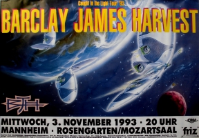 BARCLAY JAMES HARVEST - 1993 - In Concert - Caught Tour - Poster- Mannheim