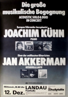 KÜHN - AKKERMAN - 1979 - Konzertplakat - Concert - Tourposter - Landau