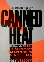 CANNED HEAT - 1992 - Konzertplakat - On the Road... - Tourposter - Mannheim