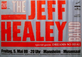 HEALEY, JEFF - 1989 - Konzertplakat - Dreams so Real - Tourposter - Mannheim