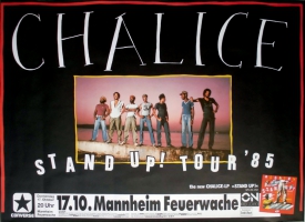 CHALICE - 1985 - Live in Concert - Stand Up Tour - Poster - Mannheim