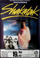 SHAKATAK - 1983 - Live In Concert - Invitations Tour - Poster - Mannheim