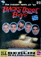 BACKSTREET BOYS - 1997 - Live in Concert - Open Air Tour - Poster - Berlin