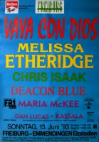 FREIBURG OPEN AIR - 1993 - Konzertplakat - Vaya Con Dios - Etheridge - Poster