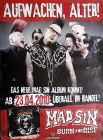 MAD SIN - 2010 - Promotion - Plakat - Burn and Rise - Poster