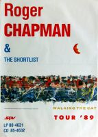 CHAPMAN, ROGER - 1989 - Live In Concert - Walking The Cat Tour - Poster