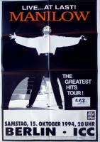 MANILOW, BARRY - 1994 - In Concert - Greatest Hits Tour - Poster - Berlin