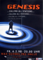 GENESIS - 1998 - In Concert - Calling all Stations Tour - Poster - Berlin