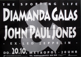 GALAS, DIAMANDA - 1994 - Konzertplakat - Led Zeppelin - Tourposter - Berlin