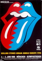 ROLLING STONES - 1990-06-02 - Plakat - Urban Jungle - Poster - Mnchen (Z)