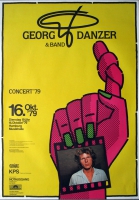 DANZER, GEORG - 1979 - Plakat - In Concert - Notausgang Tour - Poster - Hamburg