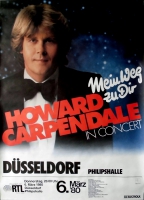 CARPENDALE, HOWARD - 1980 - Plakat - Mein Weg zu Dir - Poster - Dsseldorf