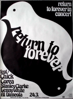 RETURN TO FOREVER - 1976 - Plakat - Gnther Kieser - Poster - Dsseldorf