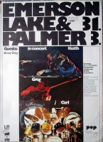 EMERSON LAKE & PALMER - 1973 - Plakat - Günther Kieser - Poster - Düsseldorf